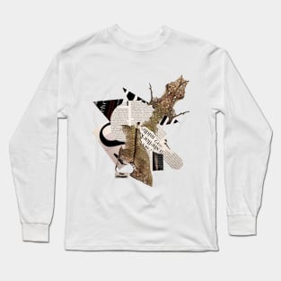 Struggle Butterfly Collage Long Sleeve T-Shirt